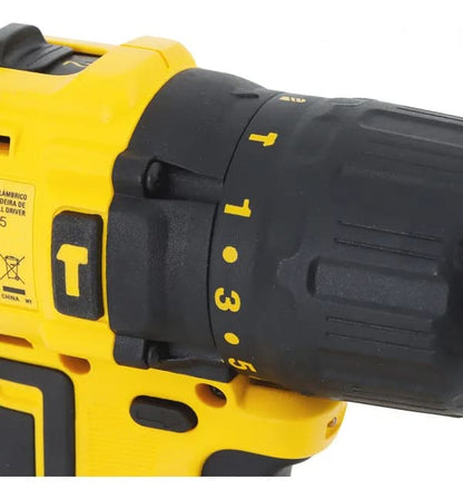 Kit taladro inalámbrico Dewalt 20V + 26 accesorios + 2 baterías