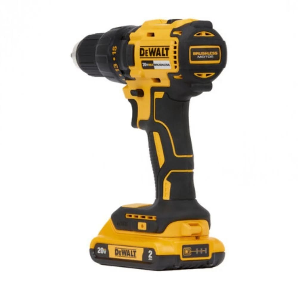 Kit taladro inalámbrico Dewalt 20V + 26 accesorios + 2 baterías